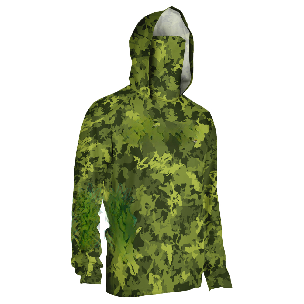 Fishing Mask Sun Protection - Fishing Clothing Camouflage Men's Long Sleeve