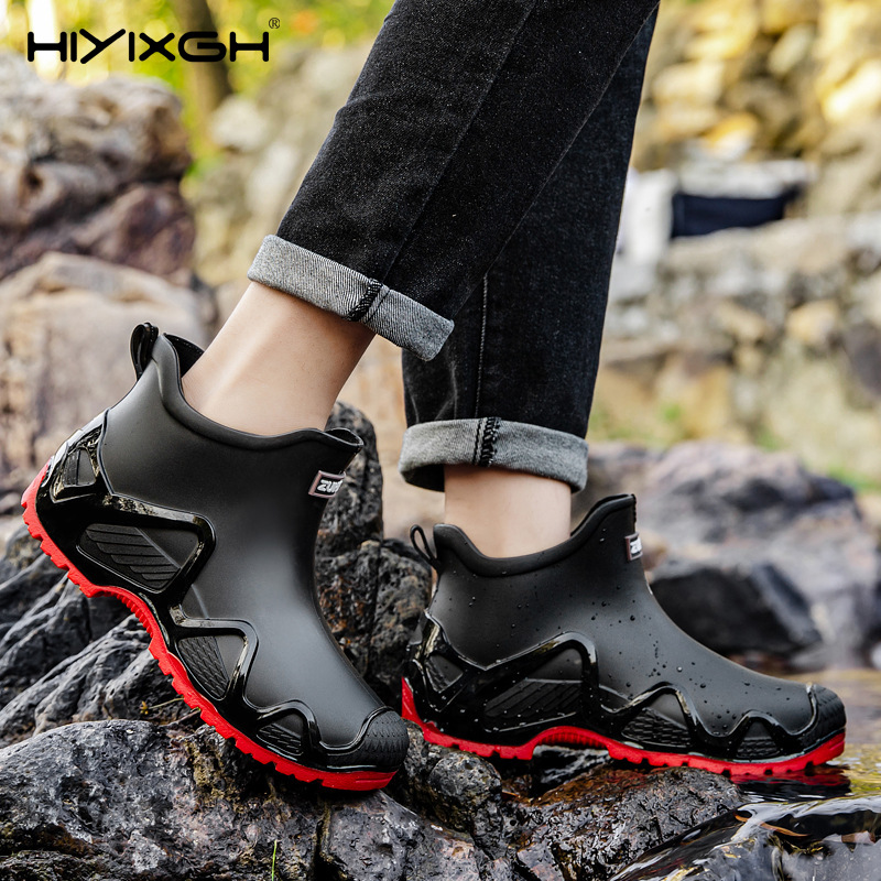 Fishing Boots - Thickened Men's Rain Boots Outdoor Waterproof