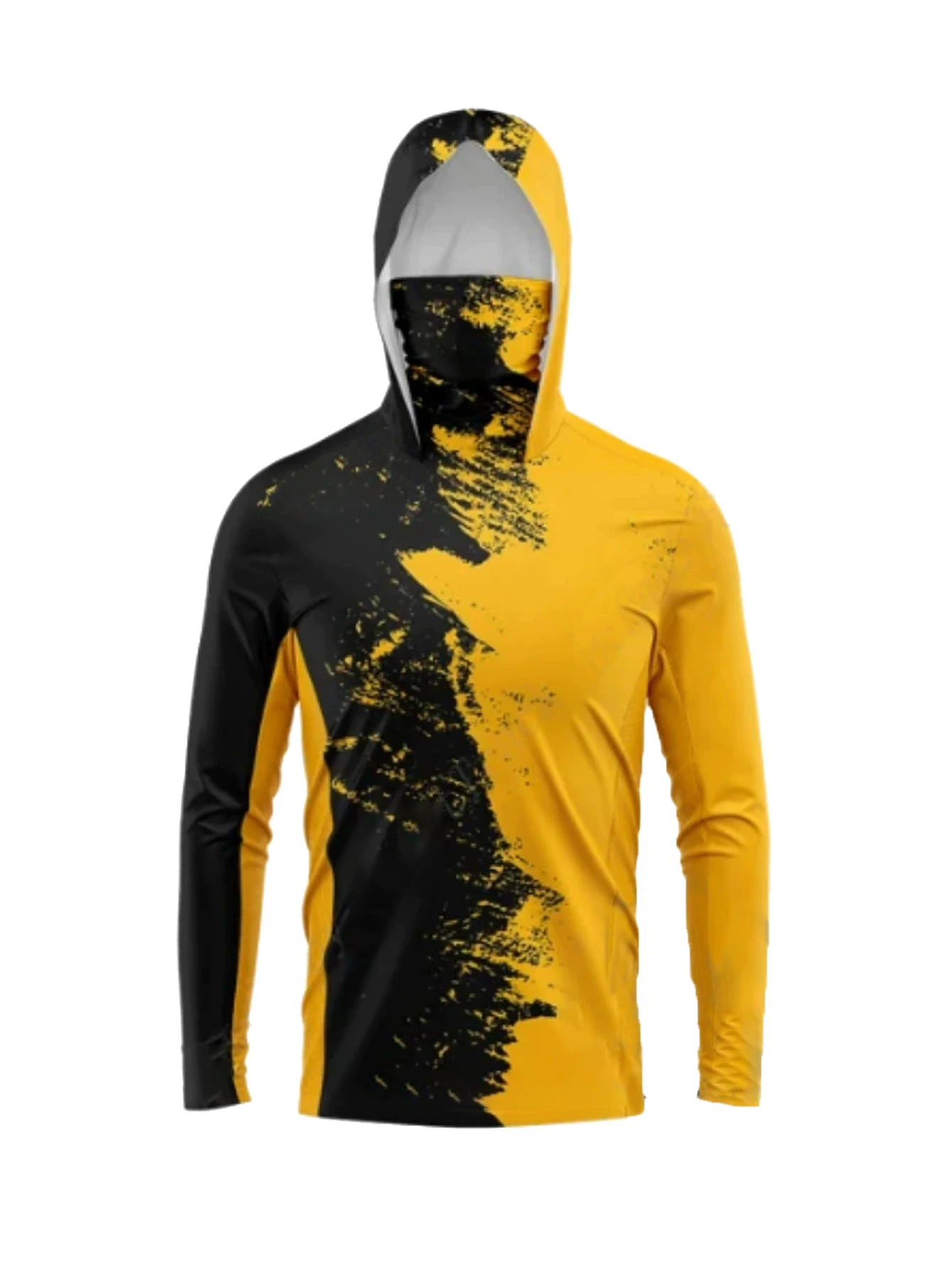 UPF50+ Sun‑Protective Men Fish - Fishing Hoodie ulasan dan harga