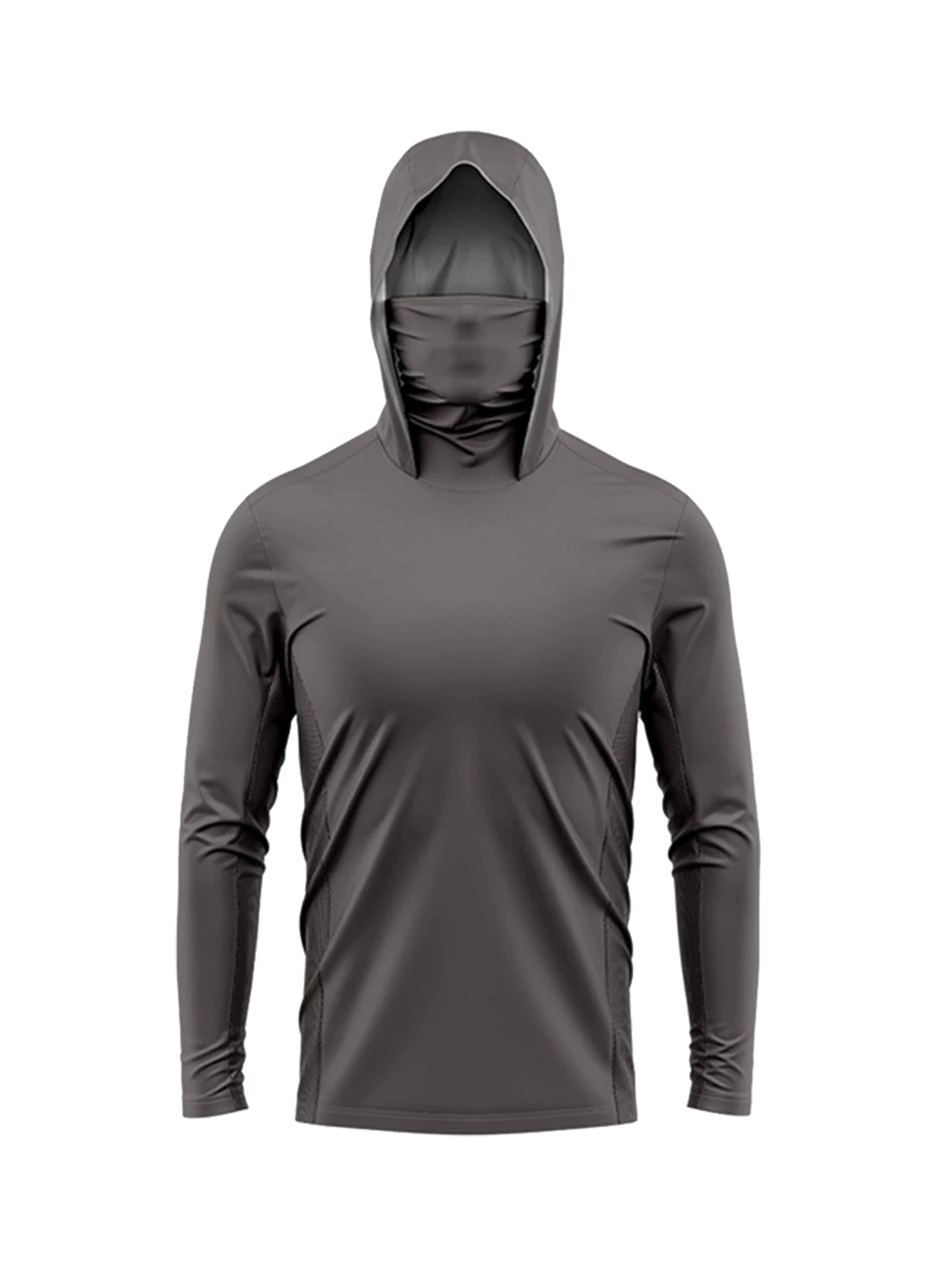 UPF50+ Sun‑Protective Men Fish - Fishing Hoodie ulasan dan harga