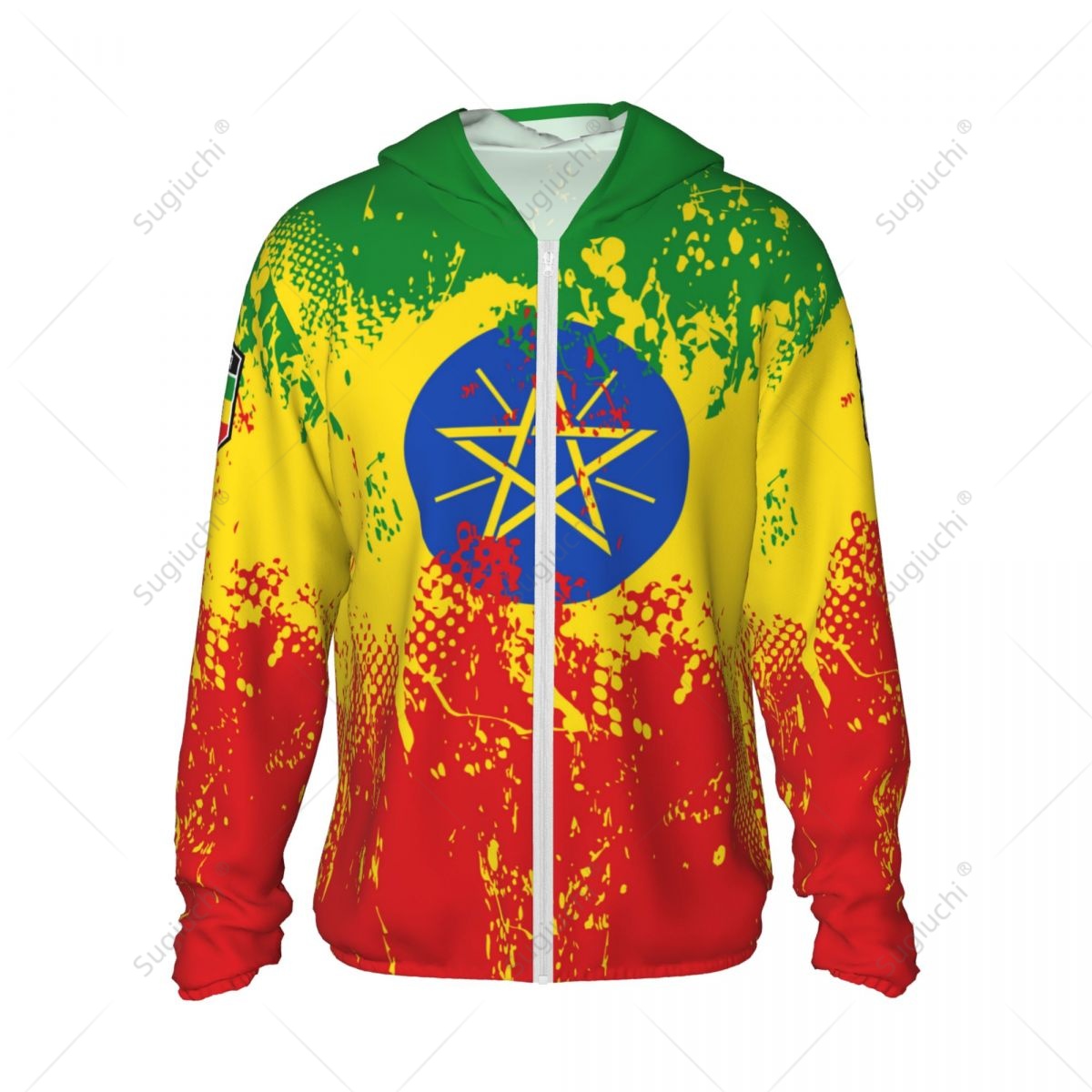 Ethiopia Flag Sun Protection H - Fishing Hoodie ulasan dan harga