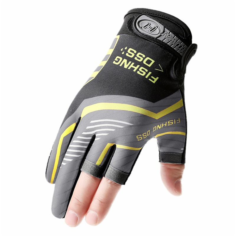 1Pair Luya Fishing Gloves Suns - Fishing Gloves ulasan dan harga