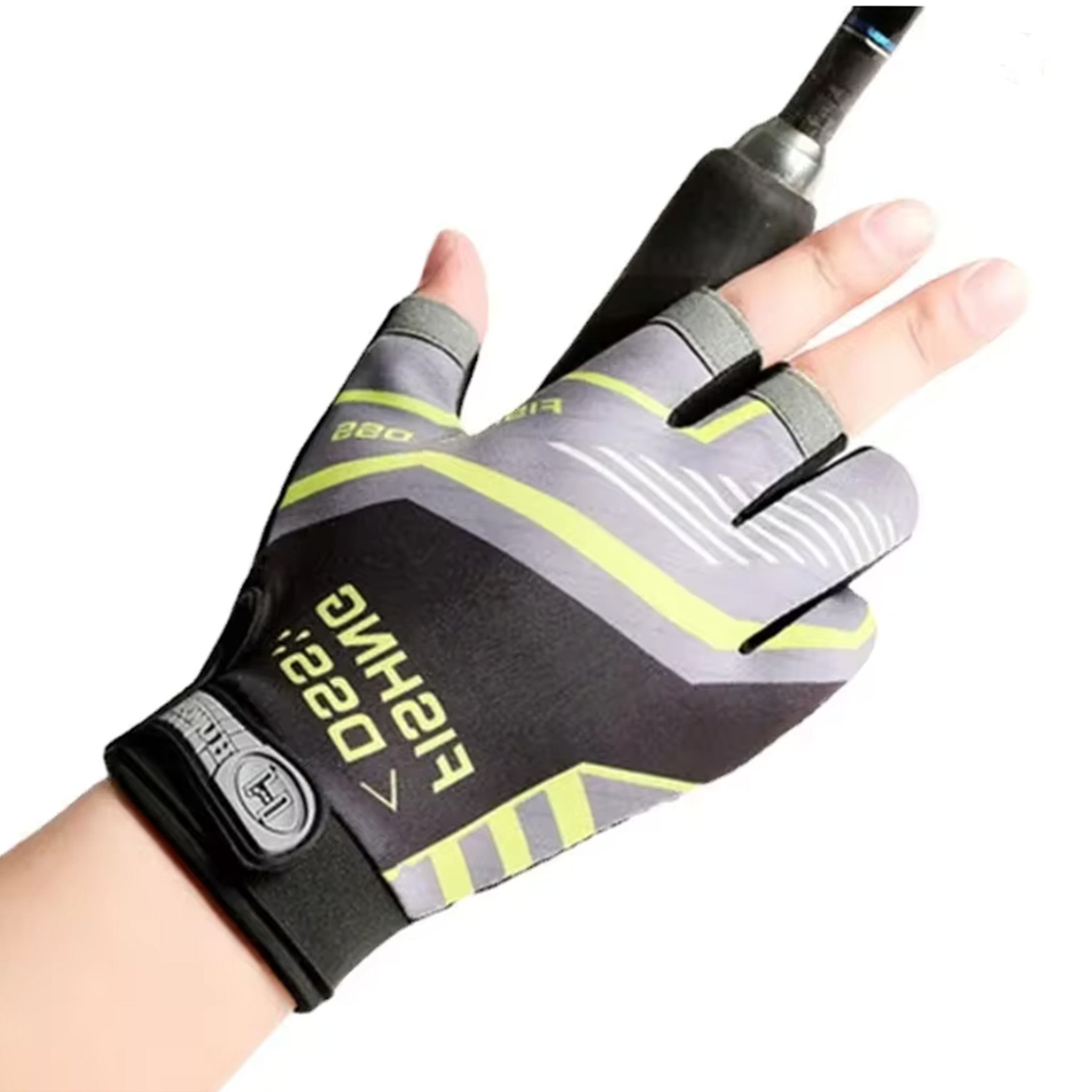 1Pair Luya Fishing Gloves Suns - Fishing Gloves ulasan dan harga